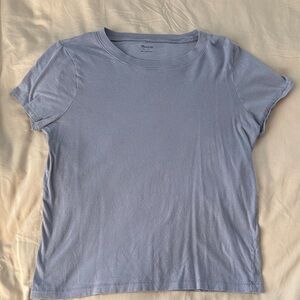 Madewell Light Purple Crewneck Tee - Women